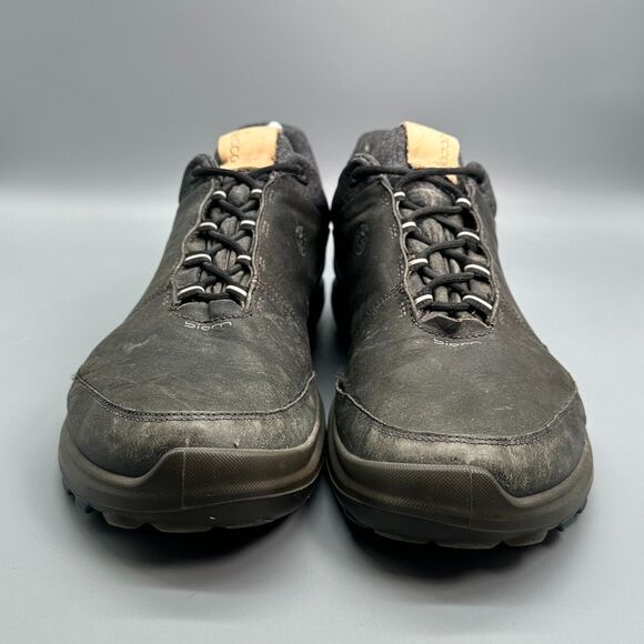 ECCO Biom Gore Tex Yak  Men\'s 9.5 Black Leather Golf Shoes Lace-Up Round Toe main image 6